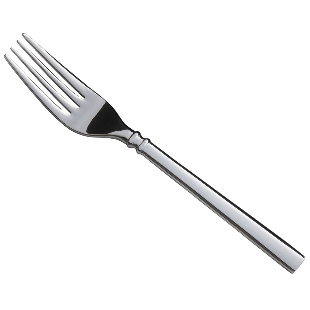 Oneida B600FDEF Shaker 7" 18/0 Heavy Weight Stainless Steel Salad Fork - 12/Pack
