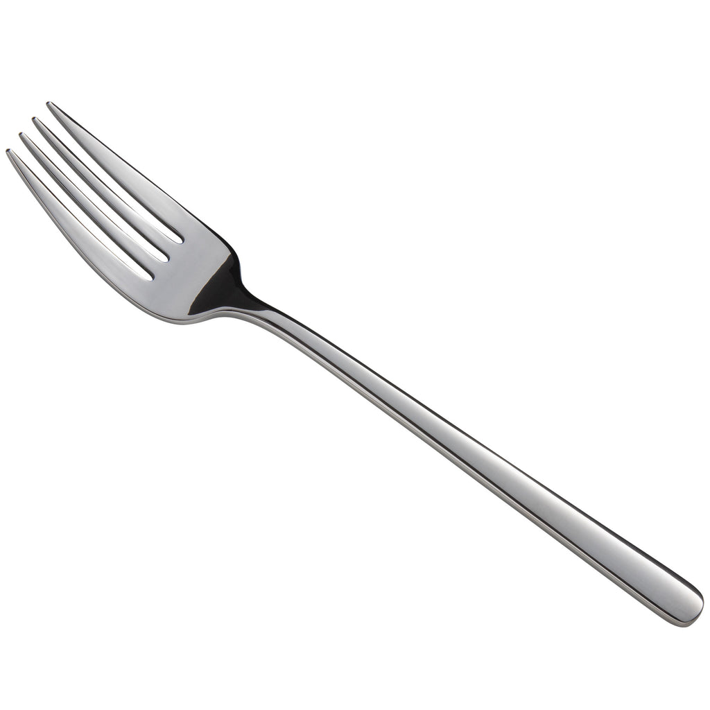 Oneida T673FDIF Quantum 8 1/2" 18/10 Stainless Steel Extra Heavy Weight European Table Fork - 12/Pack