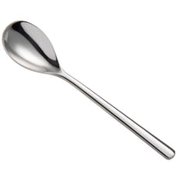 Oneida T673SADF Quantum 4 3/4" 18/10 Stainless Steel Extra Heavy Weight Demitasse / Coffee Spoon - 12/Pack