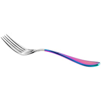 Master's Gauge by World Tableware 933 038 Santa Cruz Chroma 7 1/8" 18/10 Stainless Steel Extra Heavy Weight Salad Fork - 12/Pack