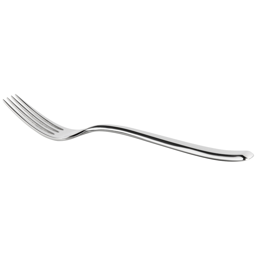 Master's Gauge by World Tableware 947 038 Santorini Mirror 7 1/4" 18/10 Stainless Steel Extra Heavy Weight Salad Fork - 12/Pack