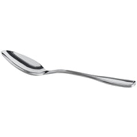 Acopa Saxton 7 7/16" 18/0 Stainless Steel Heavy Weight Oval Bowl Dinner / Dessert Spoon - 12/Pack