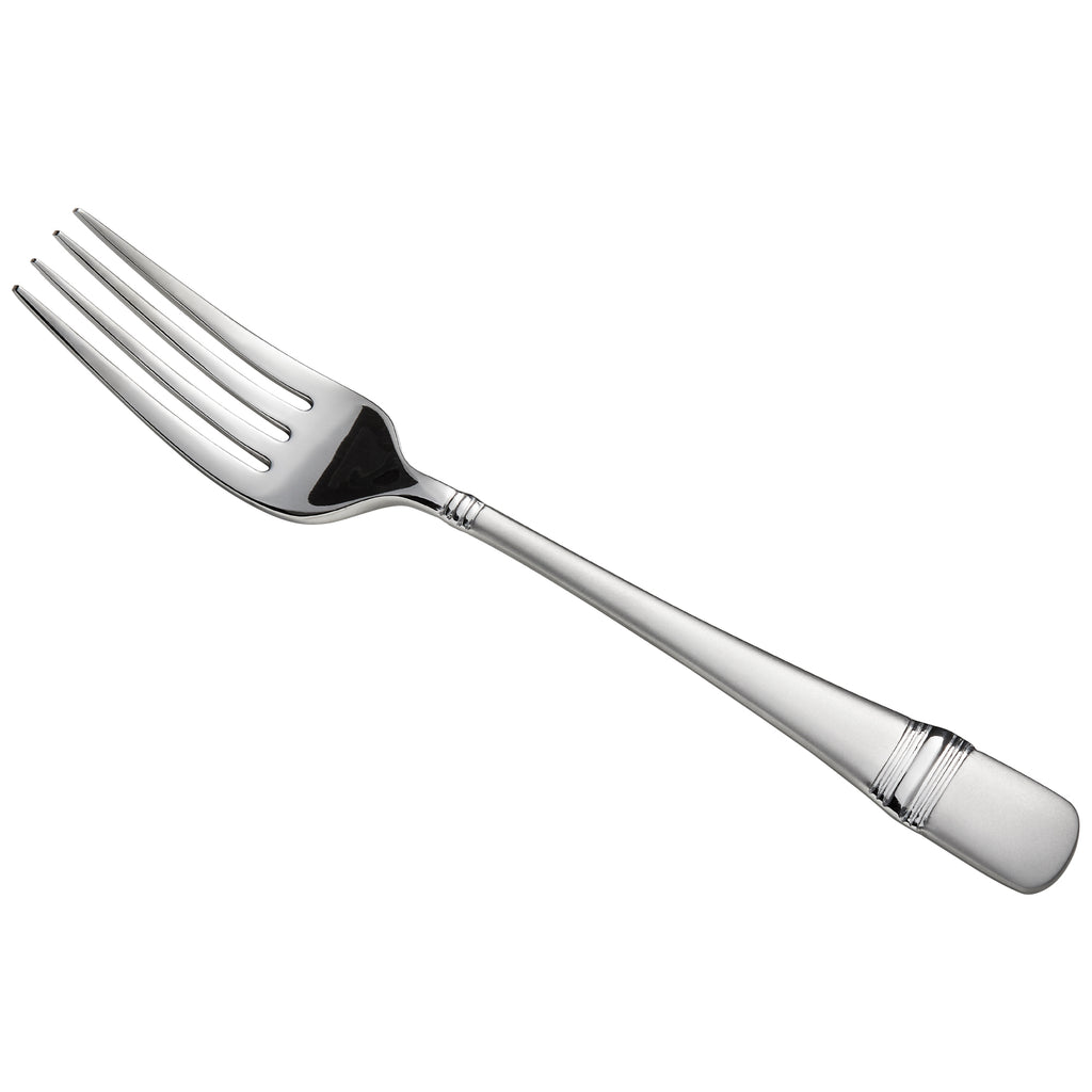 Oneida T045FDNF Satin Astragal 7 1/2" 18/10 Stainless Steel Extra Heavy Weight Dinner Fork - 12/Pack