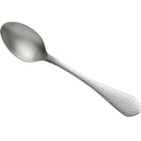 Arcoroc FM606 Stone Satin 7" 18/10 Extra Heavy Weight Stainless Steel Dessert Spoon - 12/Pack