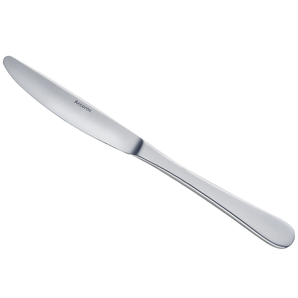 Arcoroc T1904 Matiz 9 1/4" 18/10 Extra Heavy Weight Stainless Steel Dinner Knife by Arc Cardinal - 12/Pack