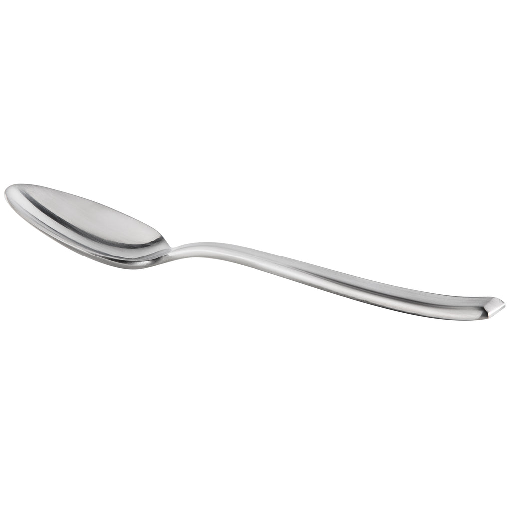 Master's Gauge by World Tableware 946 001 Santorini Satin 6 1/2" 18/10 Stainless Steel Extra Heavy Weight Teaspoon - 12/Pack