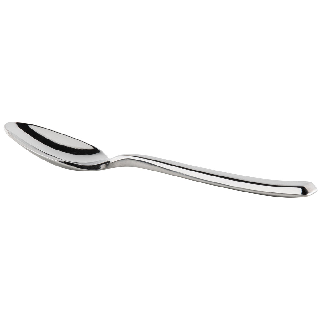 Master's Gauge by World Tableware 947 007 Santorini Mirror 4 1/4" 18/10 Stainless Steel Extra Heavy Weight Demitasse Spoon - 12/Pack