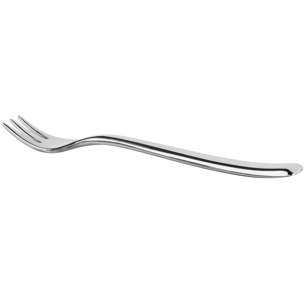 Master's Gauge by World Tableware 947 029 Santorini Mirror 5 1/2" 18/10 Stainless Steel Extra Heavy Weight Cocktail Fork - 12/Pack