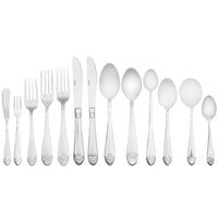 Acopa Monaca 6 7/8" 18/8 Stainless Steel Extra Heavy Weight Dessert Spoon - 12/Pack