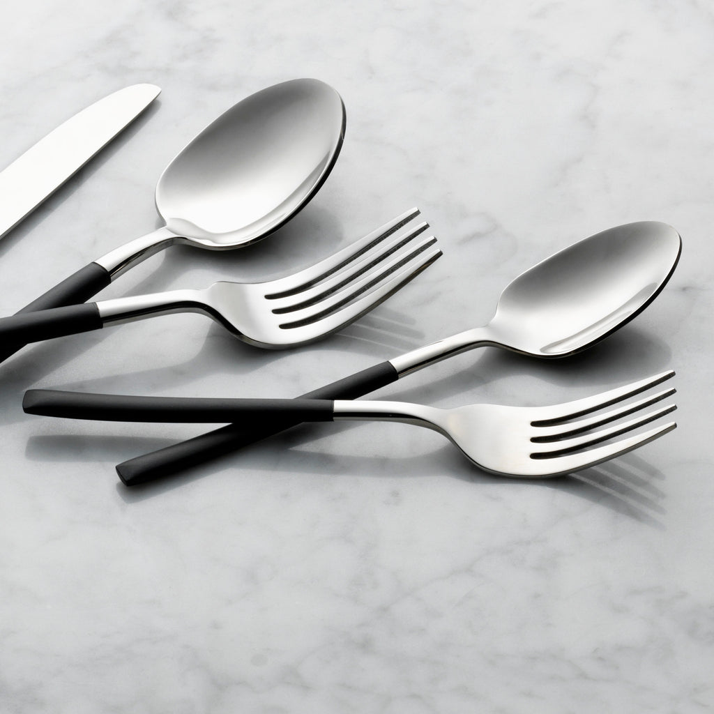 Master's Gauge by World Tableware 934-038 High Rise 6 1/2" 18/10 Stainless Steel Extra Heavy Weight Salad Fork - 12/Pack