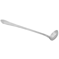 Walco IR09 Ironstone 1 oz. 18/10 Stainless Steel Extra Heavy Weight Hammered Serving Ladle