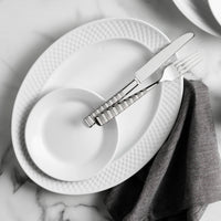 Master's Gauge by World Tableware 938-030 Galileo 8 1/8" 18/10 Stainless Steel Extra Heavy Weight Dinner Fork - 12/Pack