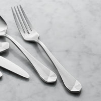 Master's Gauge by World Tableware 945-027 Audrey 8 1/8" 18/10 Stainless Steel Extra Heavy Weight Dinner Fork - 12/Pack