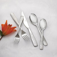 Arcoroc FK906 Lakeview 8" 18/0 Stainless Steel Heavy Weight Dessert Spoon by Arc Cardinal - 12/Pack