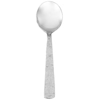 Walco VES12 Vestige 6 7/8" 18/10 Stainless Steel Extra Heavy Weight Bouillon / Soup Spoon - 12/Pack
