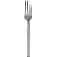 Walco 09051FS Semi 8 1/4" 18/10 Fieldstone Finish Stainless Steel Extra Heavy Weight European Table Fork - 12/Pack