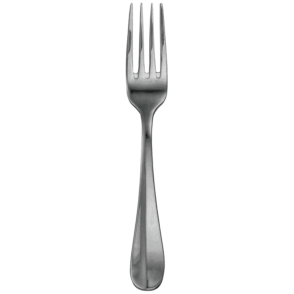 Walco 94051FS Lancer 8 1/8" 18/10 Fieldstone Finish Stainless Steel Extra Heavy Weight European Dinner Fork - 12/Pack
