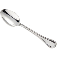 Oneida T022SDEF Donizetti 7" 18/10 Stainless Steel Extra Heavy Weight Oval Bowl / Dessert Spoon - 12/Pack