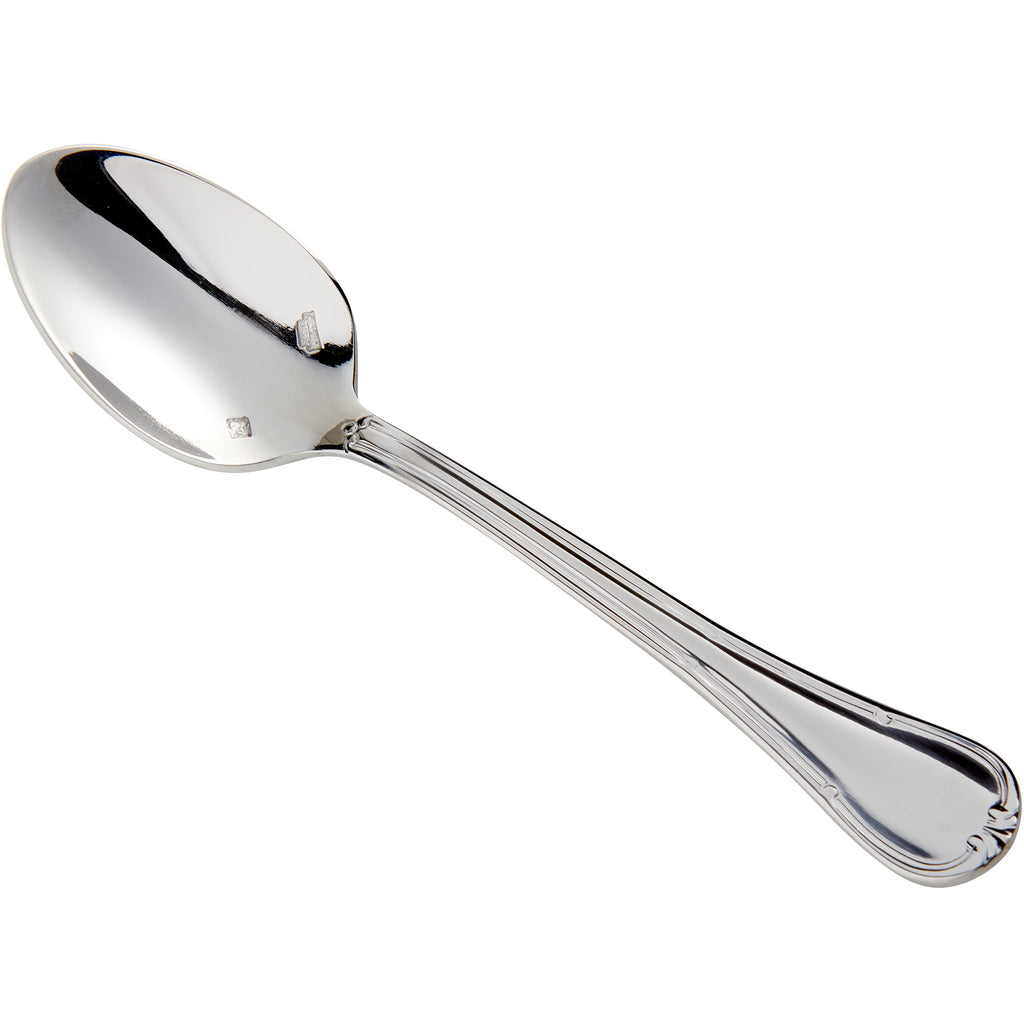 Oneida T022SFTF Donizetti 5 3/8" 18/10 Stainless Steel Extra Heavy Weight European Teaspoon - 12/Pack