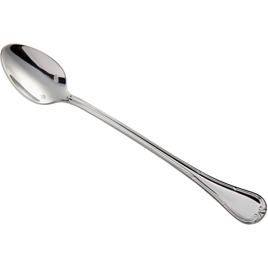 Oneida T022SITF Donizetti 7 1/4" 18/10 Stainless Steel Extra Heavy Weight Iced Tea Spoon - 12/Pack