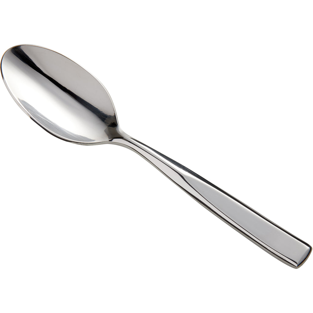 Oneida B443SFTF Tidal 5 5/8" 18/0 Heavy Weight Stainless Steel European Teaspoon - 12/Pack