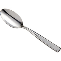 Oneida B443SFTF Tidal 5 5/8" 18/0 Heavy Weight Stainless Steel European Teaspoon - 12/Pack