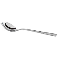 Master's Gauge by World Tableware 936-016 Bayside 6" 18/10 Stainless Steel Extra Heavy Weight Bouillon Spoon - 12/Pack