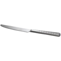 Master's Gauge by World Tableware 938-5501 Galileo 9 1/2" 18/10 Stainless Steel Extra Heavy Weight Dinner Knife - 12/Pack