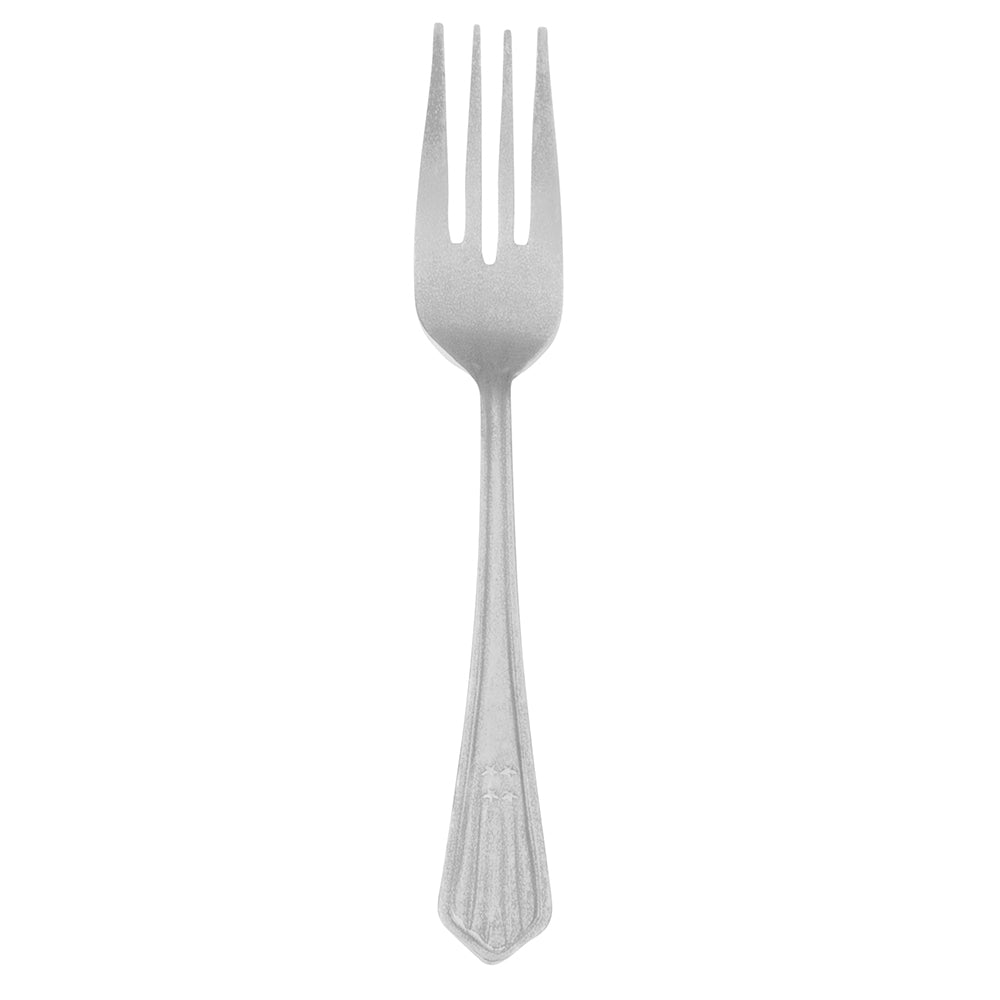 Walco 3206 Stars and Stripes 6 1/8" 18/0 Stainless Steel Salad Fork - 12/Pack