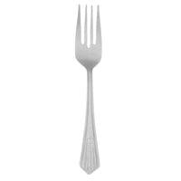 Walco 3206 Stars and Stripes 6 1/8" 18/0 Stainless Steel Salad Fork - 12/Pack