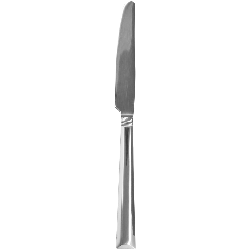 Walco TRU451 Truss 9 3/4" 18/0 Stainless Steel Heavy Weight European Table Knife - 12/Pack