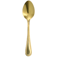 Walco G2701 Colgate 6 1/2" 18/0 Gold Stainless Steel Heavy Weight Teaspoon - 12/Pack