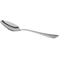 Acopa Industry 7 7/16" 18/0 Stainless Steel Heavy Weight Oval Bowl Dinner / Dessert Spoon - 12/Pack