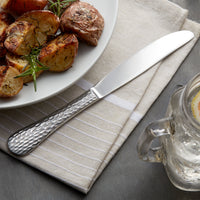 Acopa Industry 9 3/16" 18/0 Stainless Steel Heavy Weight Dinner Knife - 12/Pack