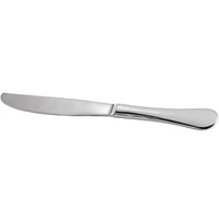 Acopa Vernon 9 3/16" 18/0 Stainless Steel Heavy Weight Dinner Knife - 12/Pack