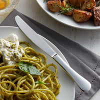 Acopa Vernon 9 3/16" 18/0 Stainless Steel Heavy Weight Dinner Knife - 12/Pack