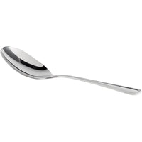 Acopa Edgeworth 8 3/4" 18/8 Stainless Steel Extra Heavy Weight Solid Serving Spoon