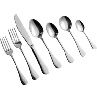 Acopa Vernon 6 3/4" 18/0 Stainless Steel Heavy Weight Salad Fork - 12/Pack