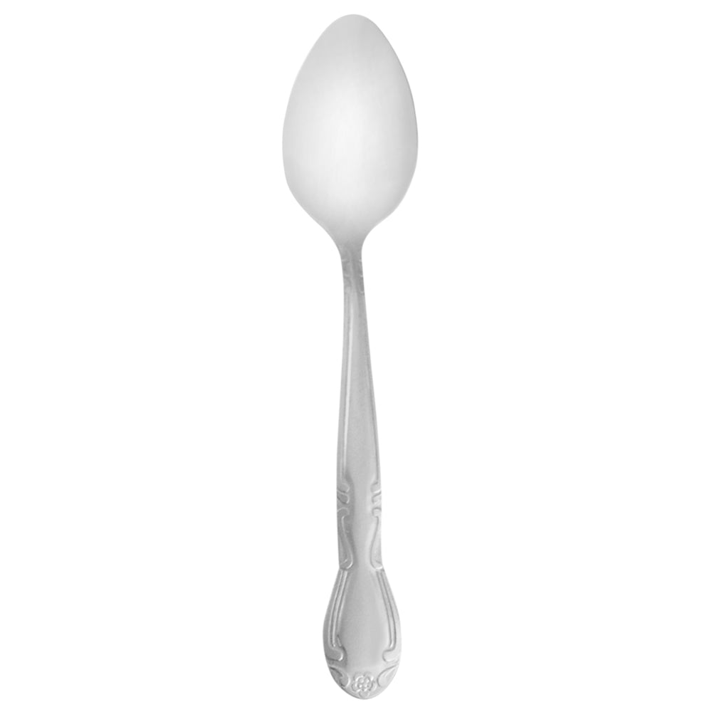 Walco 1101 Barclay 6 1/8" 18/0 Stainless Steel Medium Weight Teaspoon - 12/Pack