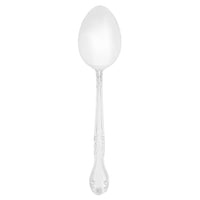 Walco 1103 Barclay 8 1/4" 18/0 Stainless Steel Medium Weight Serving Spoon - 12/Pack