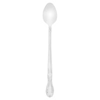 Walco 1104 Barclay 8" 18/0 Stainless Steel Medium Weight Iced Tea Spoon - 12/Pack
