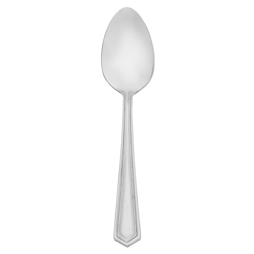 Walco TR01 Mark 5 5/8" 18/0 Stainless Steel Medium Weight Teaspoon - 12/Pack
