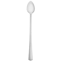 Walco TR04L Mark 10" 18/0 Stainless Steel Medium Weight Long Iced Tea Spoon - 12/Pack