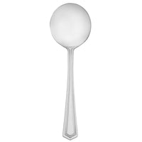Walco TR12 Mark 6" 18/0 Stainless Steel Medium Weight Bouillon Spoon - 12/Pack