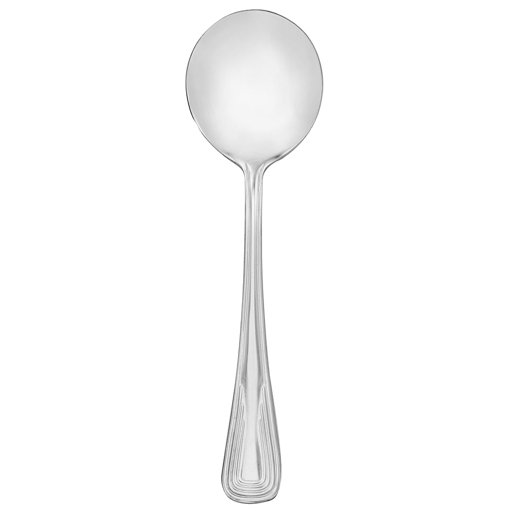 Walco 8812 Imagination 6 1/4" 18/0 Stainless Steel Heavy Weight Bouillon Spoon - 12/Pack