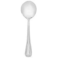 Walco 8812 Imagination 6 1/4" 18/0 Stainless Steel Heavy Weight Bouillon Spoon - 12/Pack