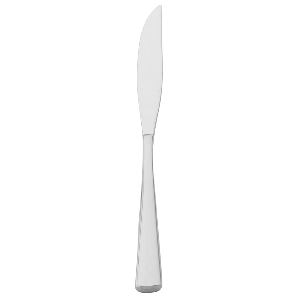 Walco AUD45 Audition 9" 18/10 Stainless Steel Extra Heavy Weight Dinner Knife - 12/Pack