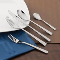 Walco AUD07 Audition 7" 18/10 Stainless Steel Extra Heavy Weight Dessert Spoon - 12/Pack