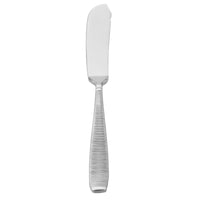 Walco MAS11 Mastaba 7" 18/10 Stainless Steel Extra Heavy Weight Butter Knife - 12/Pack