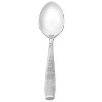Walco MAS29 Mastaba 4 5/16" 18/10 Stainless Steel Extra Heavy Weight Demitasse Spoon - 12/Pack